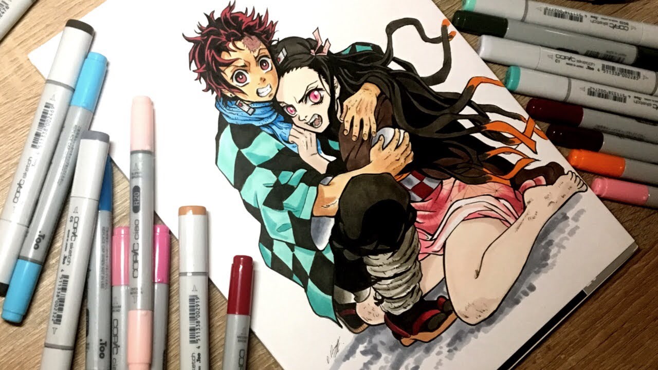 Featured image of post Demon Slayer Drawings Tanjiro And Nezuko