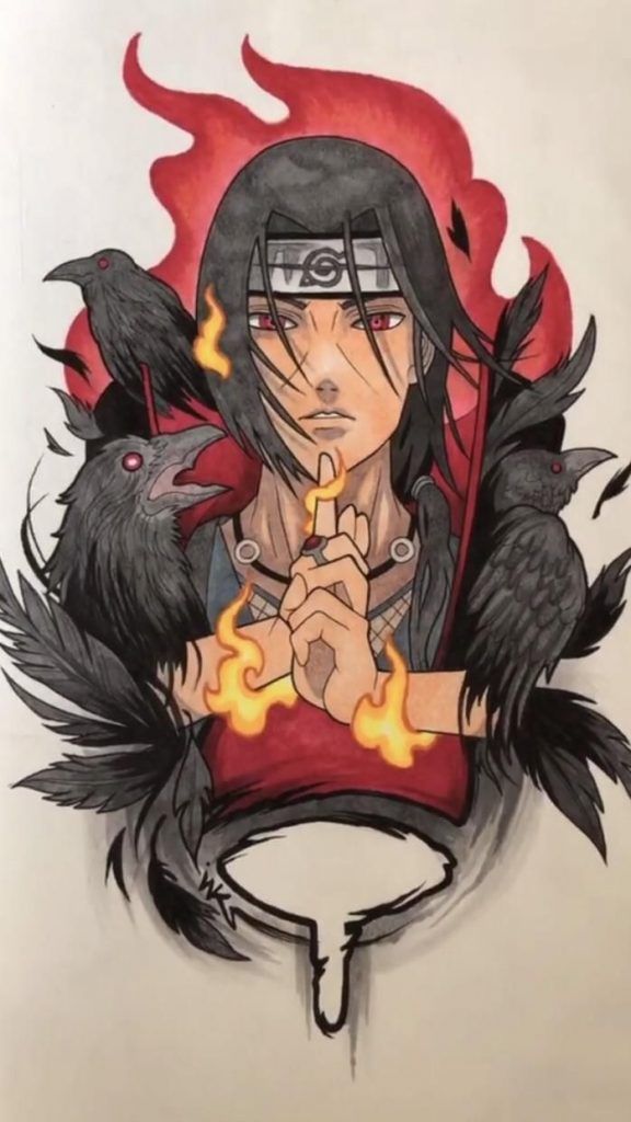 Featured image of post Dibujos De Itachi A Color