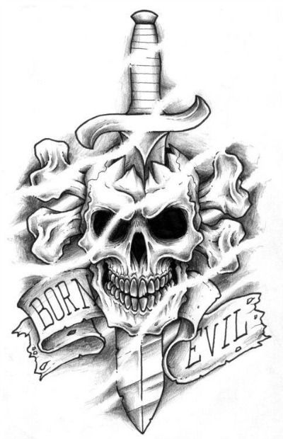 Featured image of post Evil Demon Skull Drawing