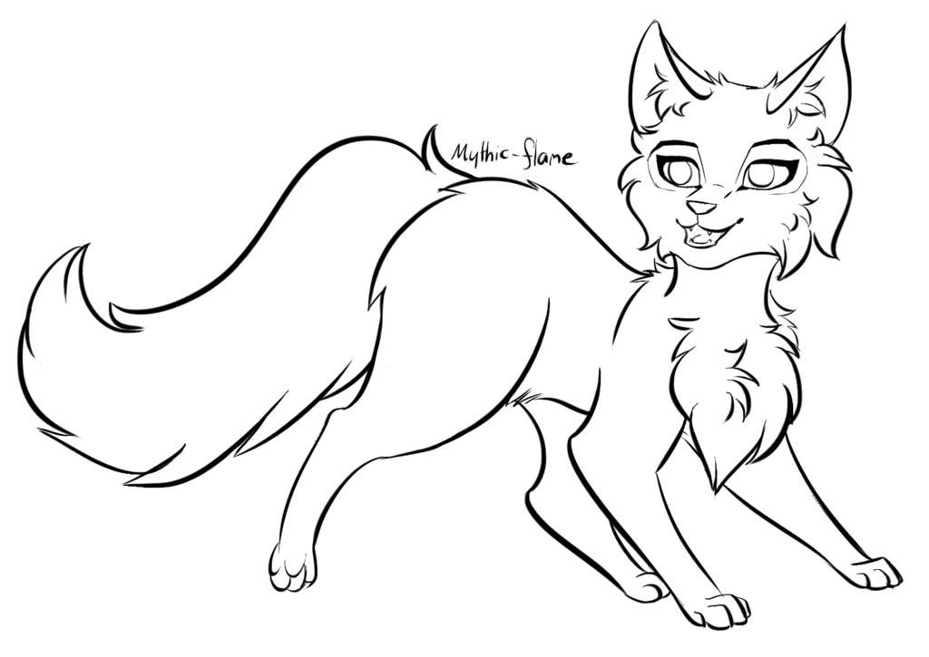 Featured image of post Free Warrior Cat Lineart