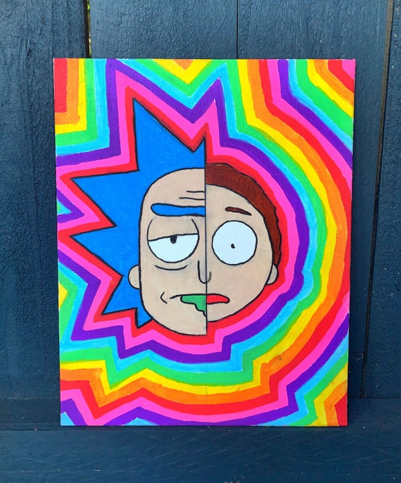 Featured image of post Psychedelic Trippy Rick And Morty Art