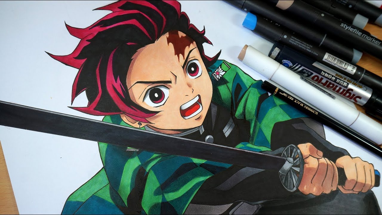 Featured image of post Tanjiro Drawing Colored