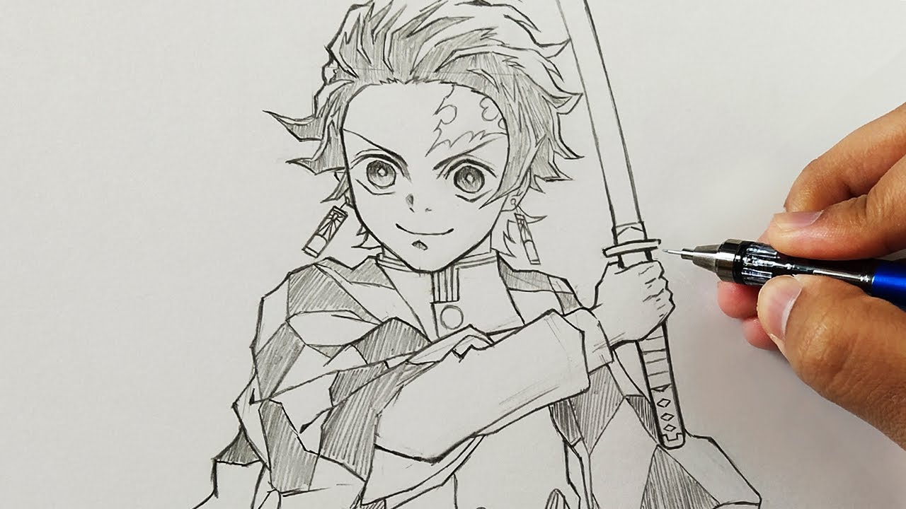 Featured image of post Tanjiro Drawing Sketch