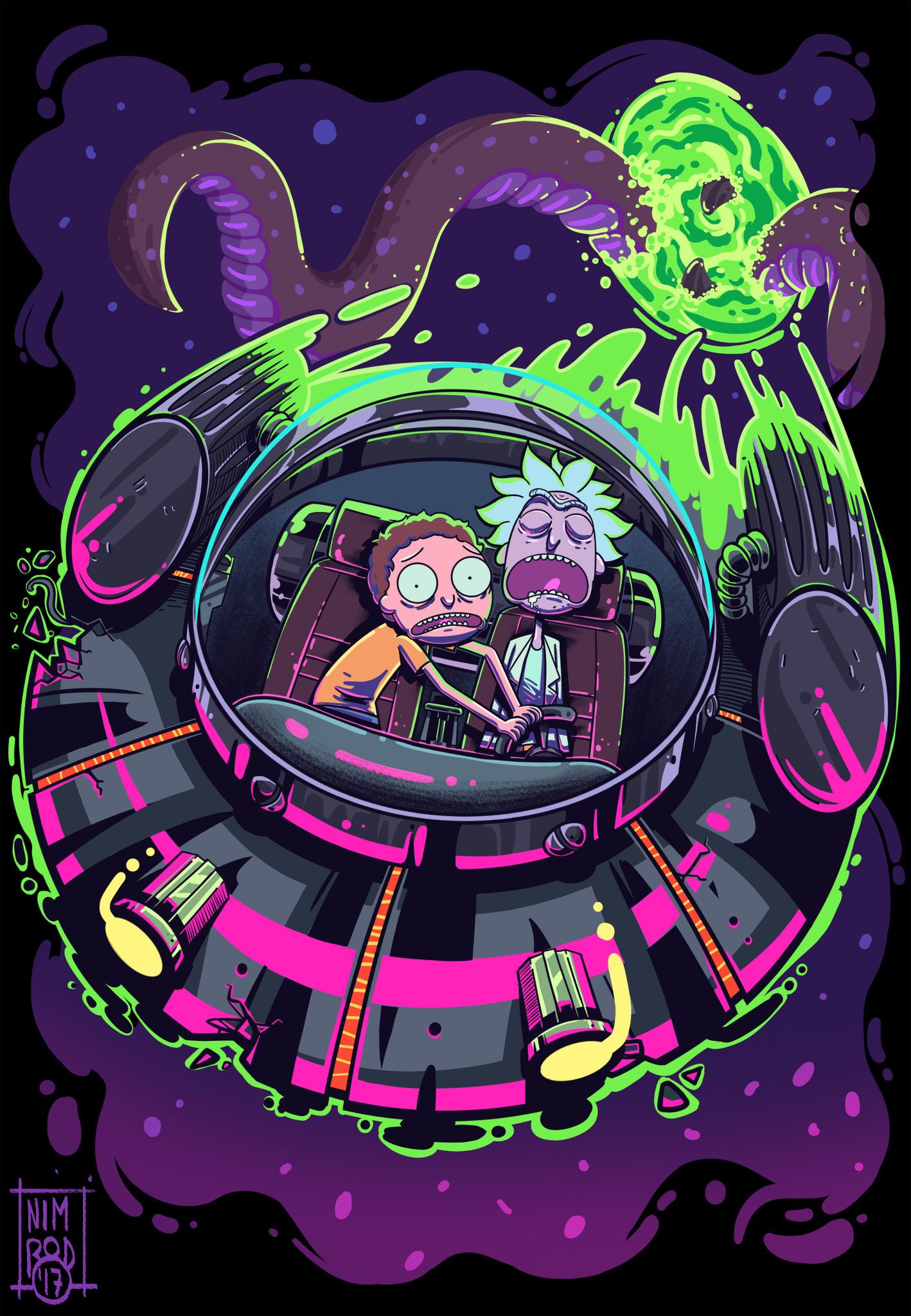 Featured image of post Trippy Rick And Morty Fan Art