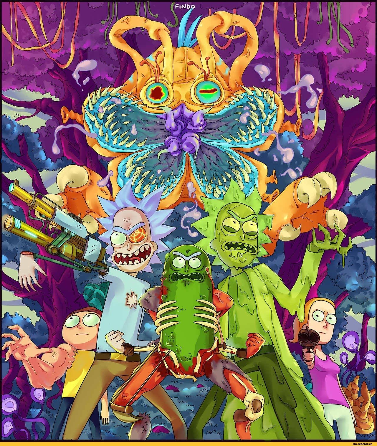Featured image of post Wallpaper Rick And Morty Trippy Art